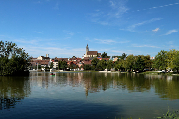 Stadt Böblingen Blick vom See